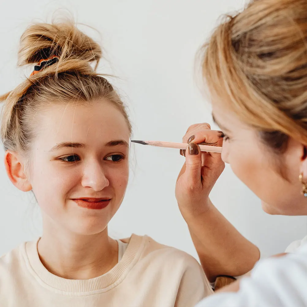 3 stuks houten wenkbrauwpotlood waterdicht langkleurige natuurlijke make-up wenkbrauwversterker professioneel wenkbrauwpotlood