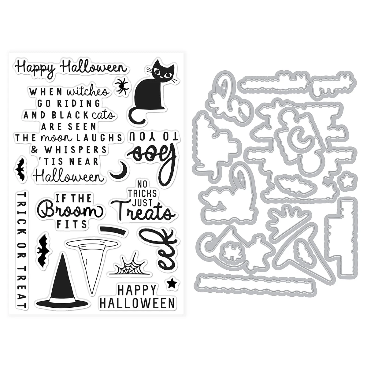 Herfstbeer Kerstboom Snoep Pot Metalen Stansmessen Transparante Stempels voor het maken van DIY wenskaarten, scrapbooking en knutselpapier