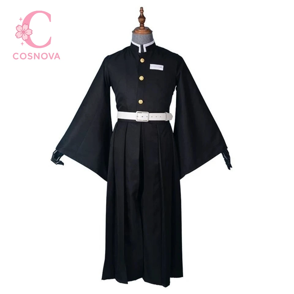 Убийца Демонов Muichiro Tokito, карнавальный костюм, полный комплект, униформа с поясом, кимоно, наряд, японское аниме, сценическое платье, вечерние на Хэллоуин