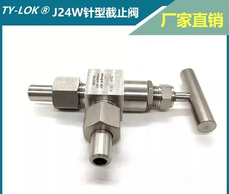 J24W-320P angle needle va lve 304 316 stainless steel angle valve thread needle va lve globe valve