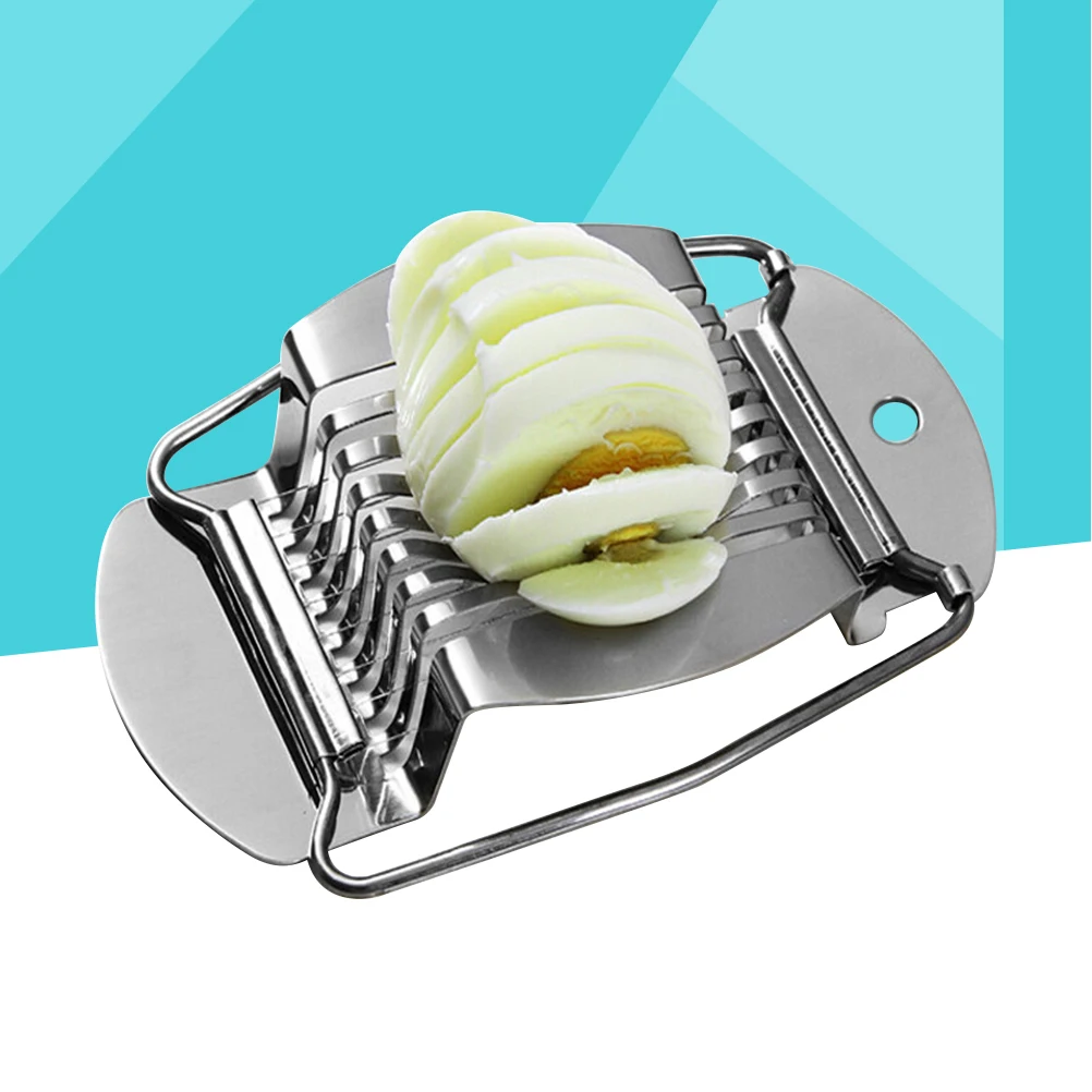 

3PCS Stainless Slicer Splitter Kitchen Tool for Cooking Segmenting Various Egg Stainless Steel Egg Slicer Foods