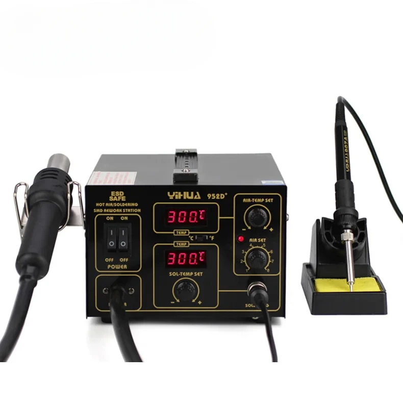 Soldering Station Hot Air With 4 Nozzles Pump Type Soldering Station For Phone Repair