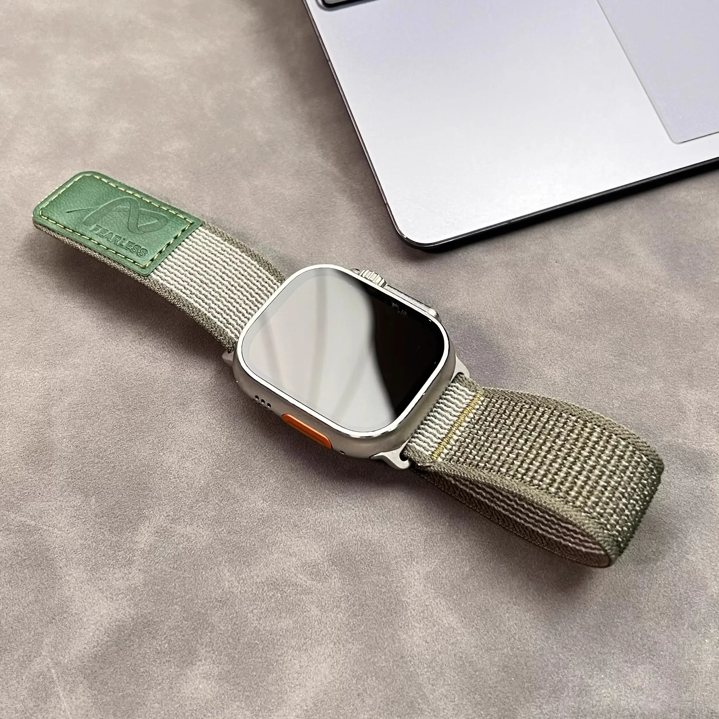 Tali Loop Jejak untuk Jam Tangan Apple Ultra 2 Band 49Mm 44Mm 40Mm 45Mm 41Mm 46Mm 42Mm 44 Mm Gelang IWatch Seri 10 SE 9 8 7 6 5 4