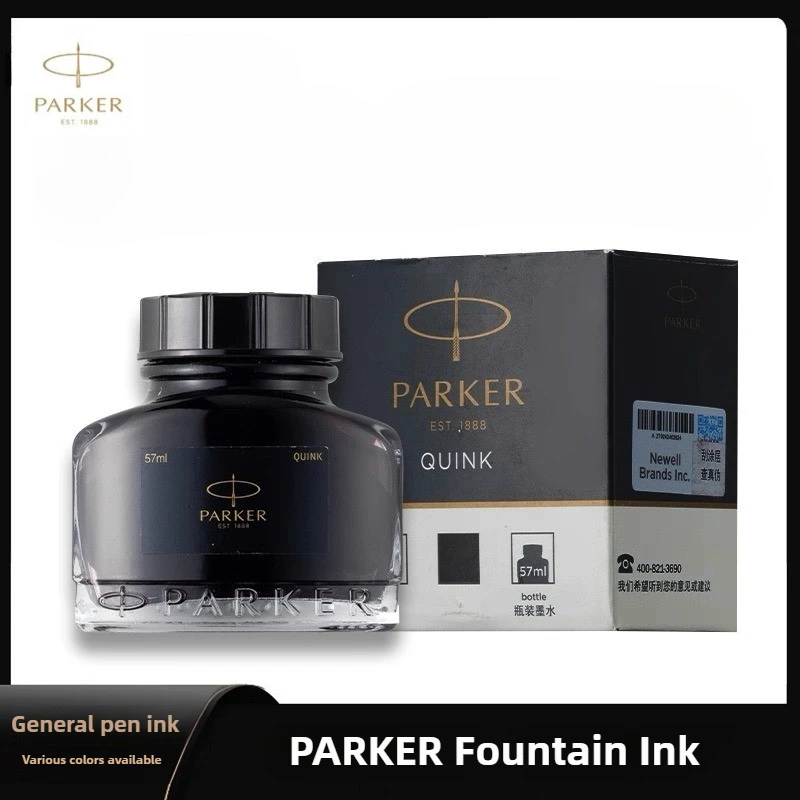 

Перьевая ручка Parker 30/57 мл, чернила, неуглеродные, быстросохнущие для профессиональных студентов, взрослых, гладкие письменные принадлежности, школьные принадлежности
