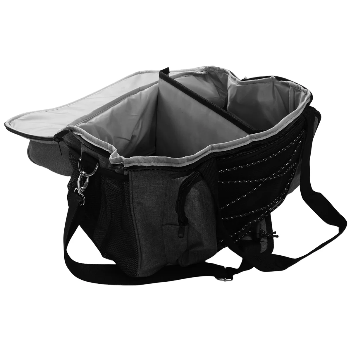 

A68Z Сумка для боулинга, сумка для обуви для гольфа для боулинга и мягкая перегородка для двойного мяча и одна пара обуви для боулинга