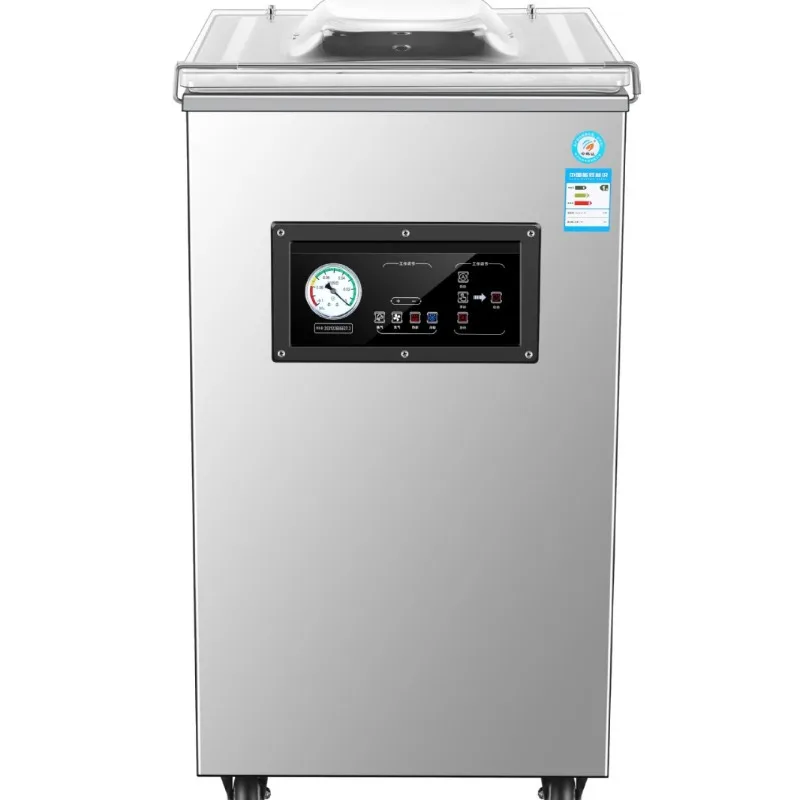 

Automatic vacuum packaging machine wet and dry single chamber vacuum sealing machine food preservation