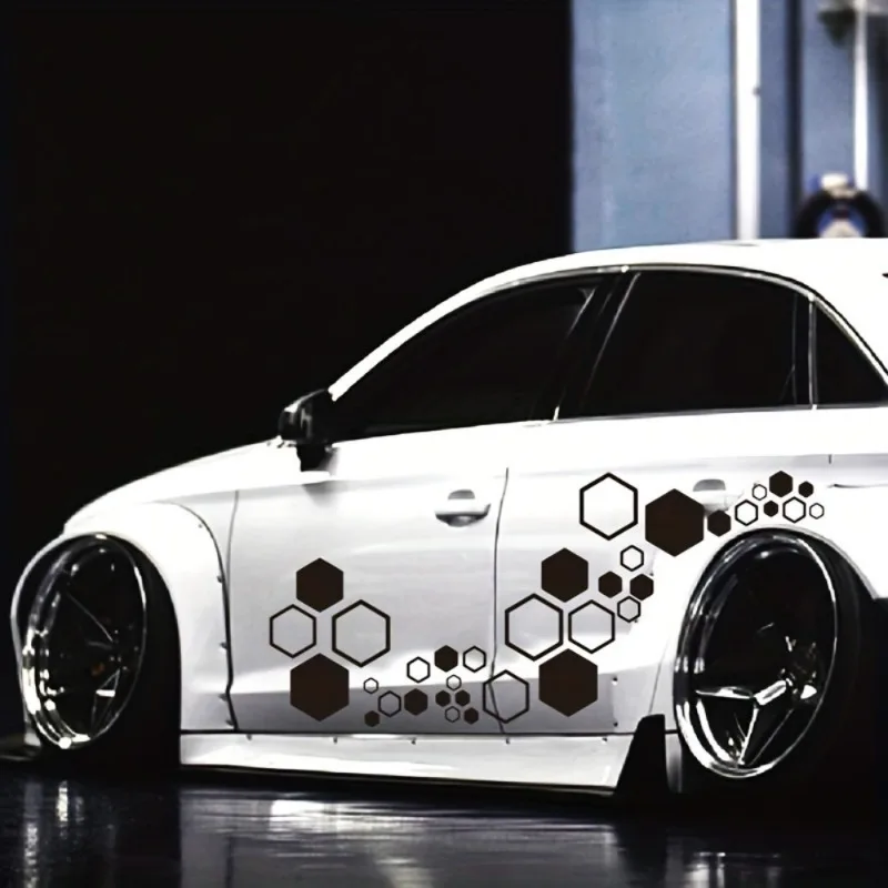 

Honeycomb Graphics, Open Stickers, Decorate The Appearance of The Car in Various Colors