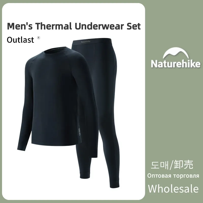 

Naturehike Men's Thermal Underwear Set Comfortable Skin-friendly Sports Underwear Set Thin Warm Section 5℃~15℃ Suitable for Wear