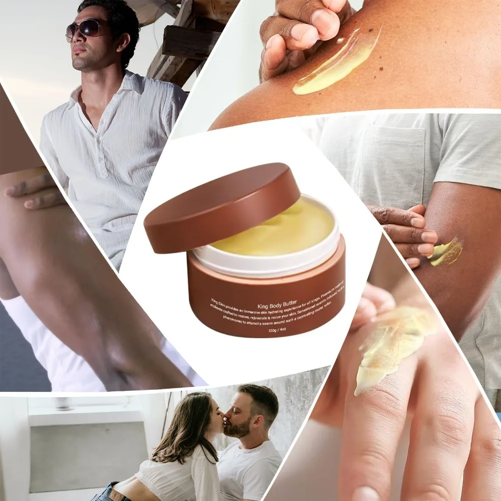 New Warm Scent Crowned Skin Body Butter Cologned Moisturizing Crowned Body Butter Skin Care Hydrating Skin Care Products for Men