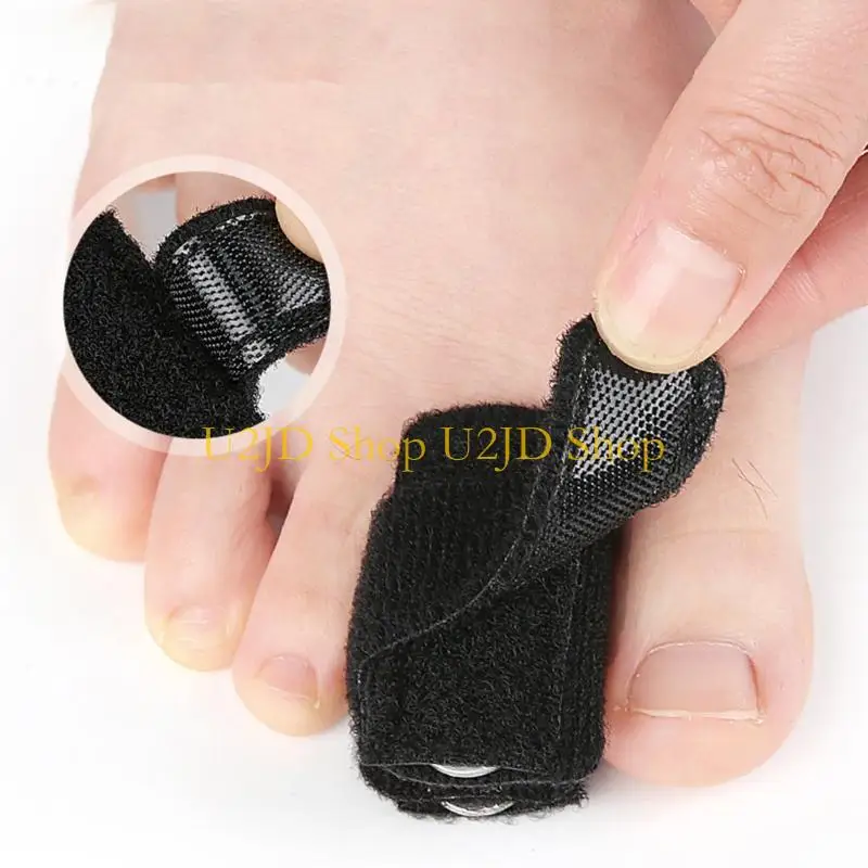 U2JD Light and Durability Toe Corrector Polyester and Aluminum Plate Toe Splint Brace for Enhances Comfort and Longevity