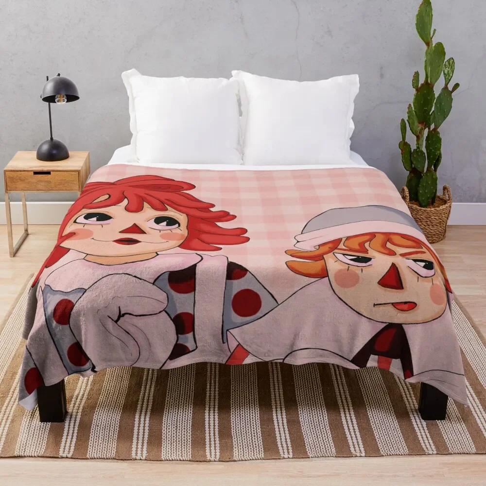 

Ann and Andy Throw Blanket All Weather Soft Throw Blanket for Sofa