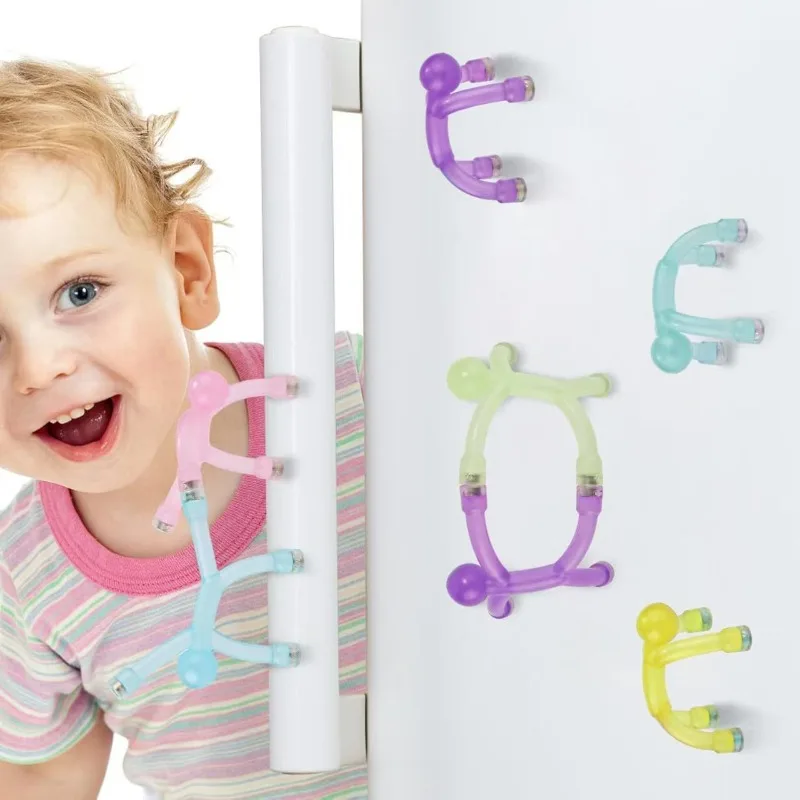 Creative Magnetic Wall Climbing Rubber Match Person Refrigerator Sticker Strong Suction Puzzle Toy Office Desk Home Decoration