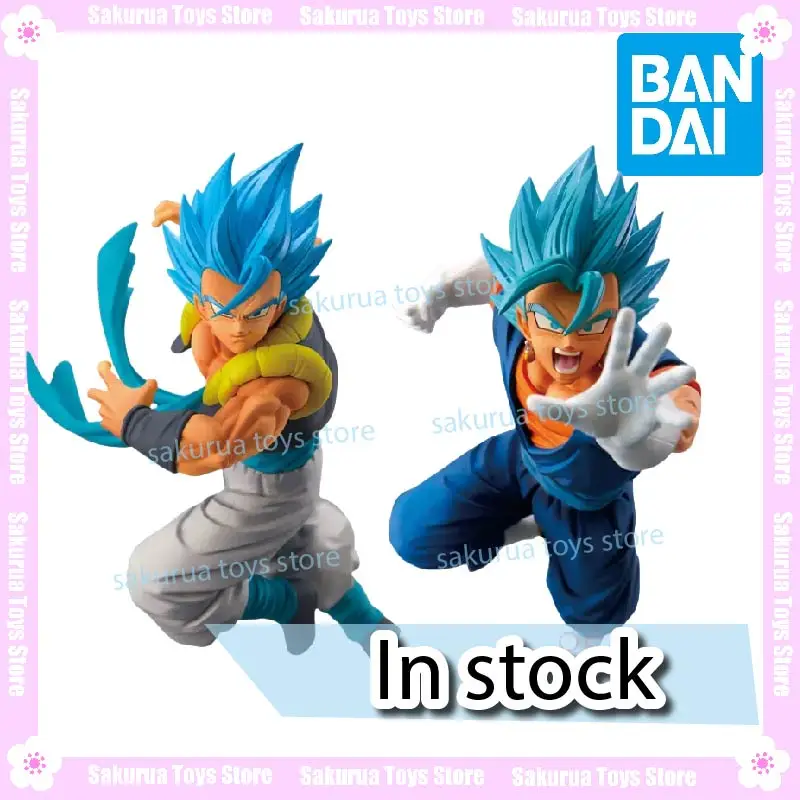 

In Stock Bandai Dragon Ball Super Warrior Biography Ultimate Fusion Warrior Super Blue Wujita Vegit Actuator Doll Collection