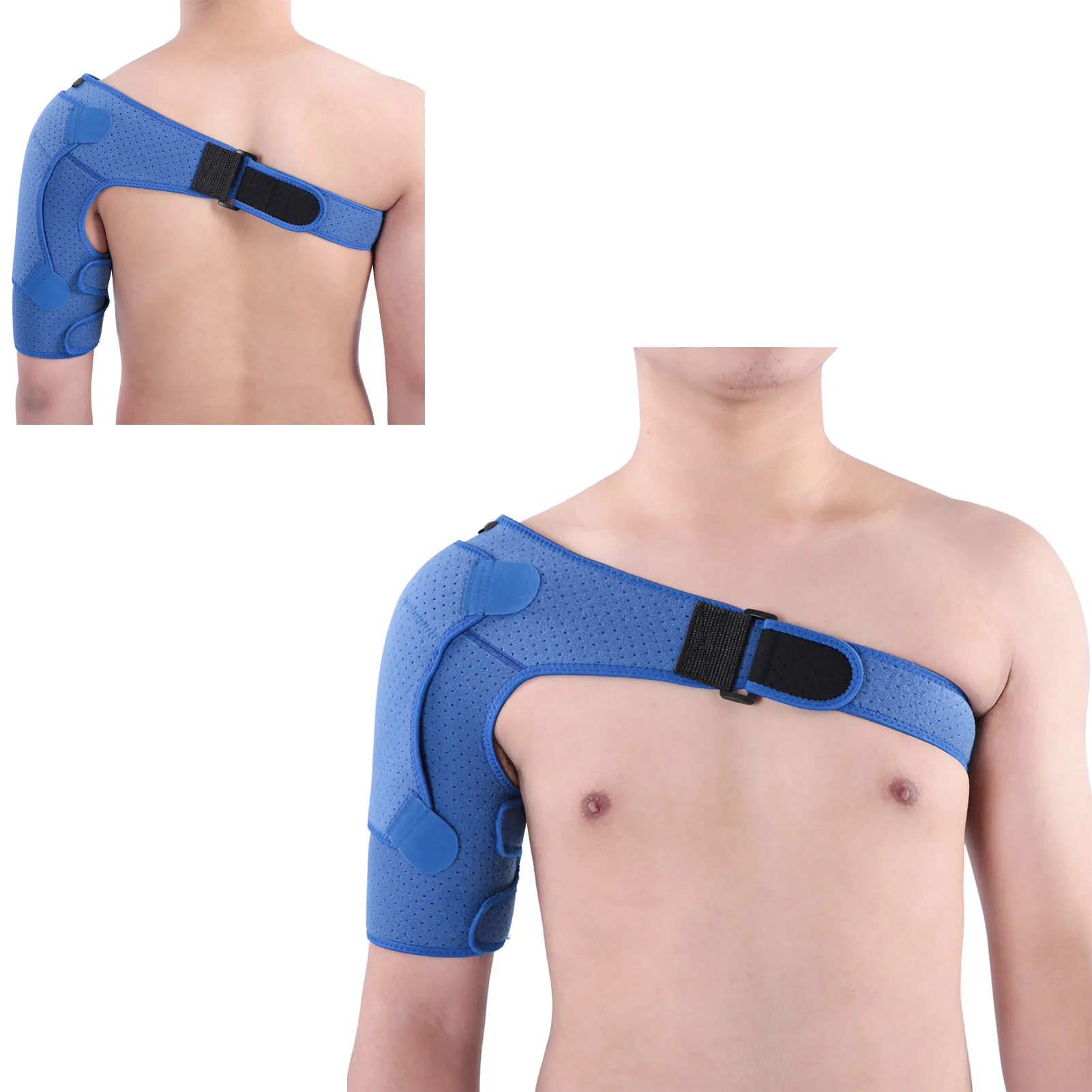 

Shoulder Protector Shoulder Improved Pressurized Punched Breathable Shoulder Protector Small Size 28‑38in Shoulder Brace