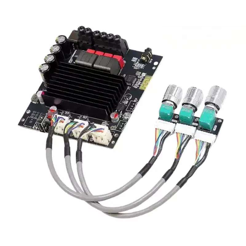 2*100W TPA3221 Bluetooth 5.2 Power Amplifier Board Class D USB AUX Sound Card Home Theater Audio Stereo Equalizer Amp