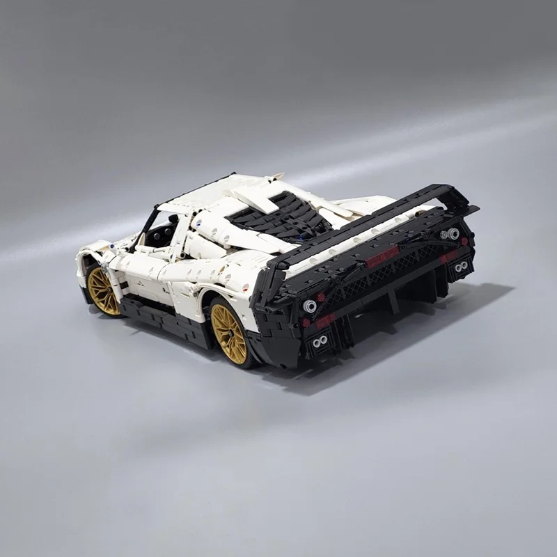 3979 قطعة MOC مازيراتي 1 8 نموذج تقني أبيض بناء هدية الكريسماس كتل لعبة البناء لتقوم بها بنفسك فكرة إبداعية عيد ميلاد الاطفال