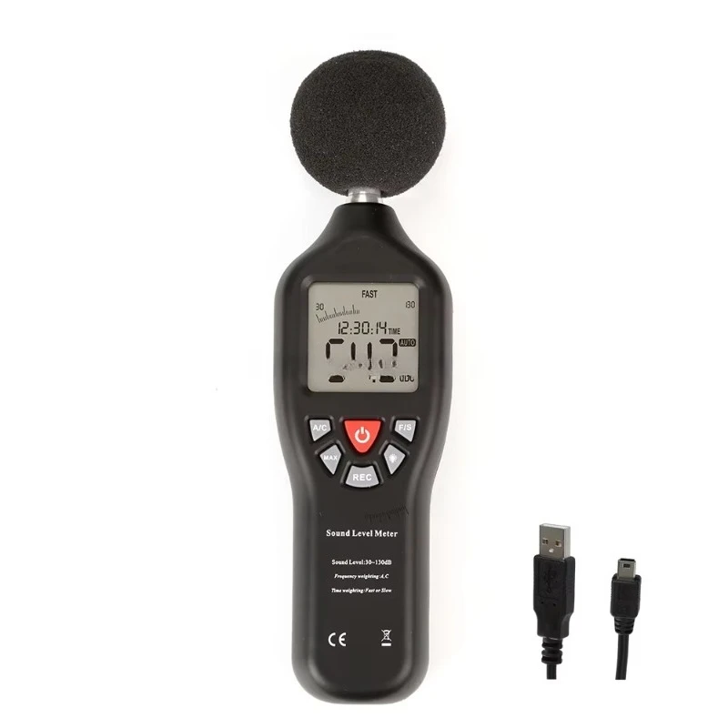

Noise dosimeter, sound analyzer 30-130dB