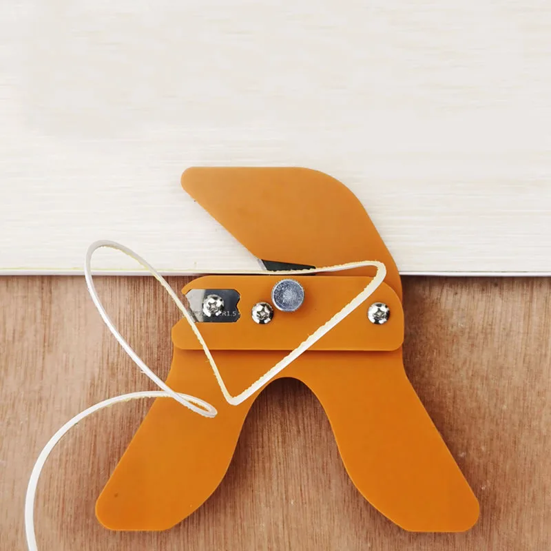 2 in 1 수동 트리밍 블레이드 아크 스트레이트 엣지 밴딩 스트립 스크레이퍼 보드 PVC 바인딩 엣지 트리머 디버링 도구 목공용