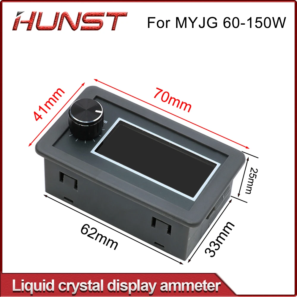 Hunst display lcd medidor de corrente para teste co2 laser fonte alimentação tela externa diy myjg série monitor equipamentos peças