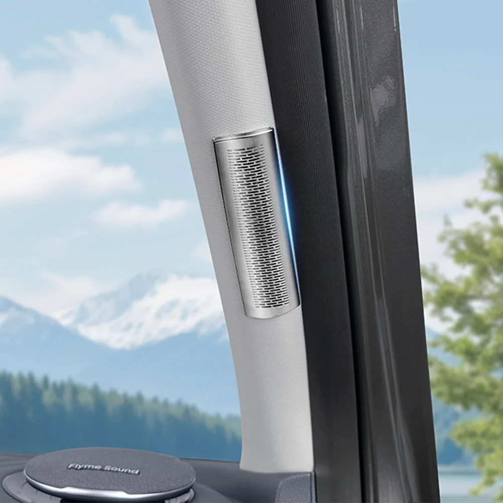 

2 Pcs For Geely EX5 Galaxy E5 2024 2025 2026 A-pillar Air Outlet Mask Car Modification Product Stainless Steel Protective Cover