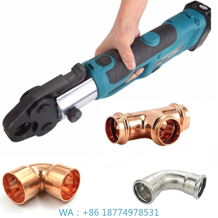 

Crimper Crimping Tool for Copper Pipe Hydraulic Press Tool Press Tool Plumbing Automatic Crimper Zupper Pz-1550 Cordless Pex