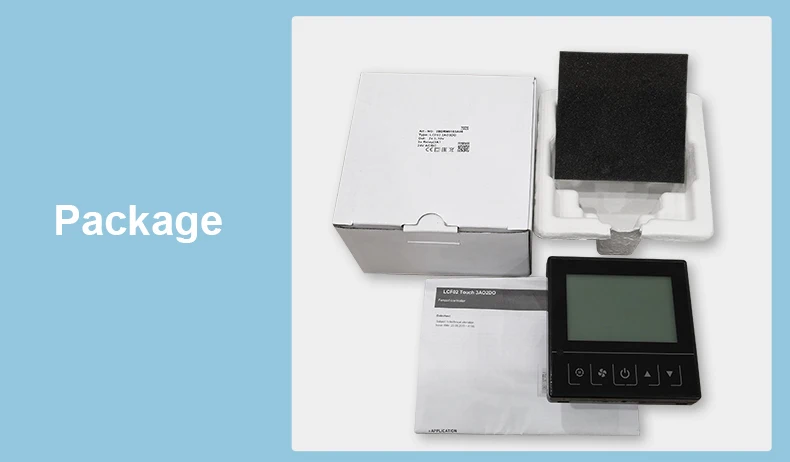 Bandary Lcd تعمل باللمس الرقمية RS485 Modbus Fan Coil ترموستات الغرفة الذكية القابلة للبرمجة #6