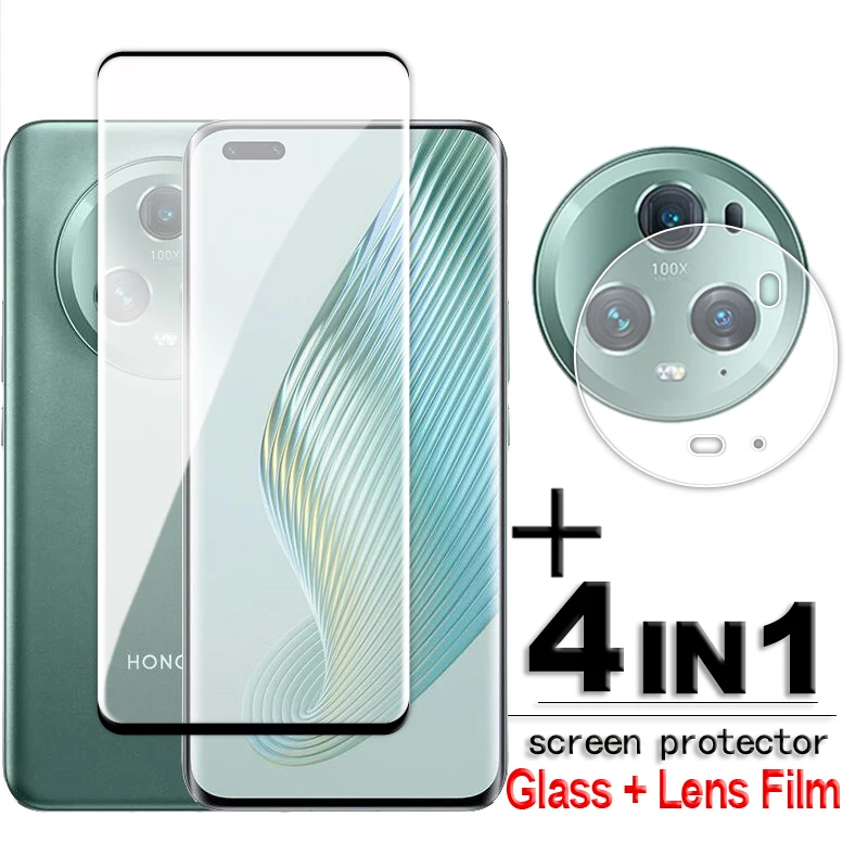 

For Honor Magic5 Pro Glass 3D Full Cover Curved Screen Protector Honor Magic5 Pro Tempered Glass Magic5 Pro Lens Film 6.81 inch