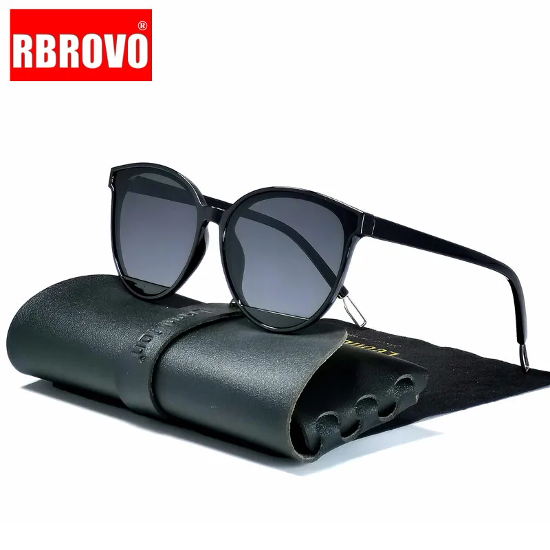 

RBROVO 2023 Cateye Sunglasses Women Luxury Brand Glasses For Women/Men Vintage Eyewear Women Luxury Oculos De Sol Feminino UV400