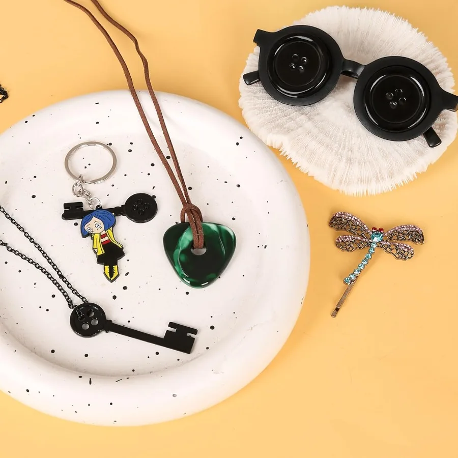 Conjunto de colar de grampo de cabelo de libélula elegante para mulheres acessórios de fantasia de Halloween meias elegantes e combinação de ornamento de cabelo fo