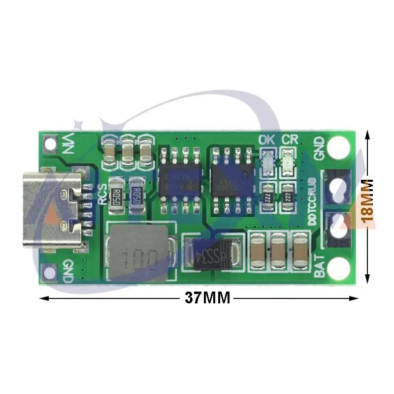 Multi-Cell 2S 3S 4S Type-C To 8.4V 12.6V 16.8V Step-Up Boost LiPo Polymer Li-Ion Charger 7.4V 11.1V 14.8V 18650 Lithium Battery