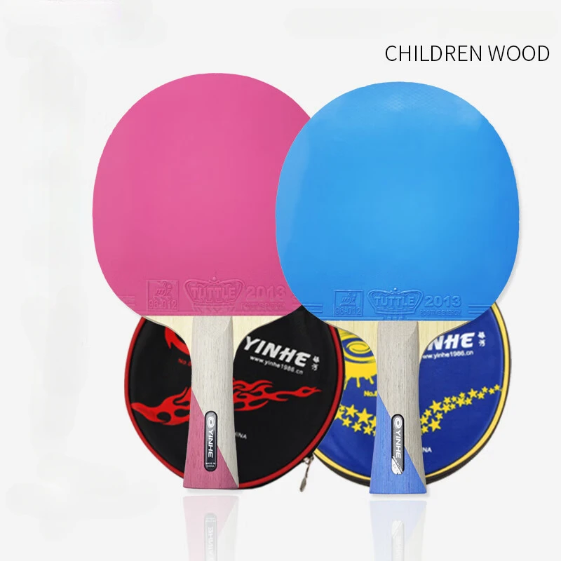 

Table Tennis Racket 2PCS Professional Ping Pong Racket Set Pimples-in Rubber Hight Quality Blade Bat Paddle with Bag