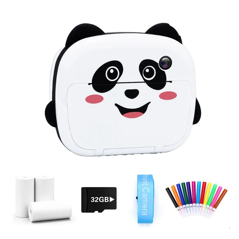 

Instant Print Camera Accessories Thermal Printing Photo Camera Kid WIFI Digital Camera Girls Toy Child 1080P HD Video Camera