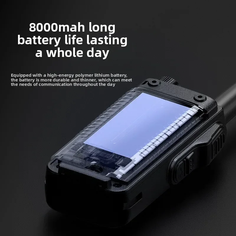 

Durable BAOFENG Walkie Talkie BF-18L Three-Band TYPE-C Direct Charging One-Key Frequency Pairing Outdoor