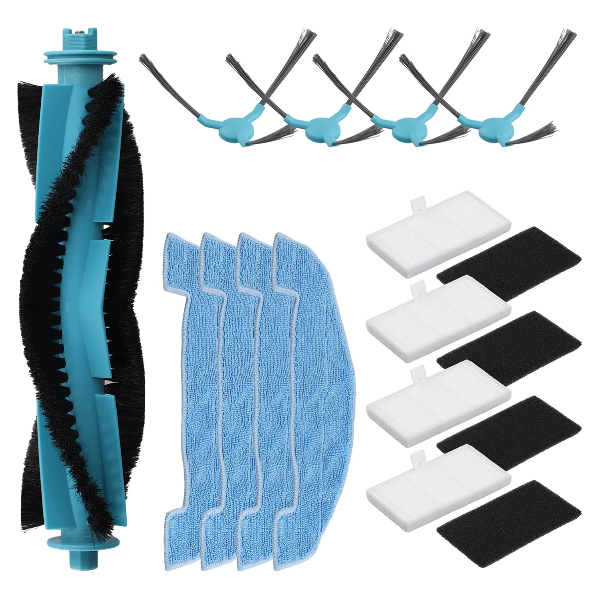 For Conga 2499 Ultra Home Main Side Brush Hepa Filter Mop Cloth Dust Bag Accessories Replacement Parts image 3