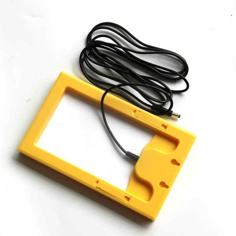 BUHESHUI 3W 9V Solar Cell with Frame and DC 5521 Polycrystalline DIY Solar Panel System for 6V Battery Charging 3M 2PCS