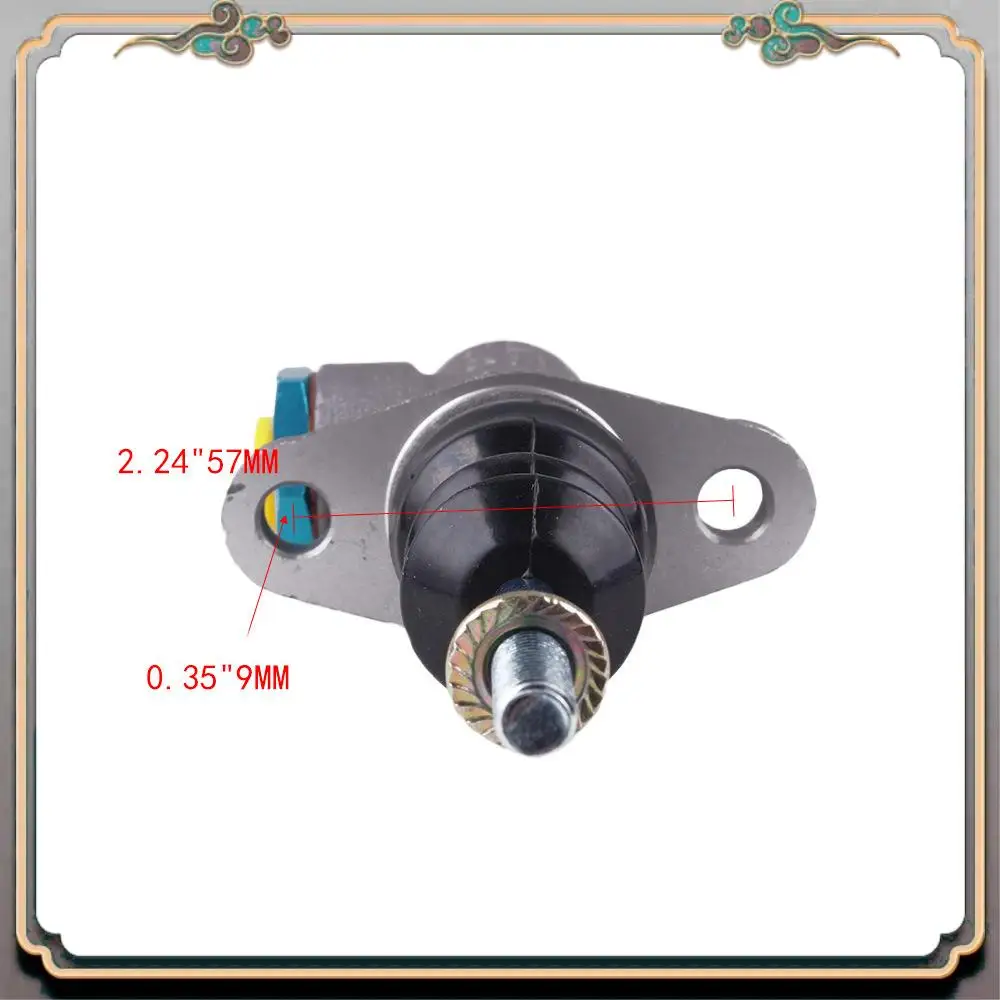 Cilindro maestro de embrague de freno A73Q, barra de rosca de 0,625 orificios remota para freno de mano hidráulico M8