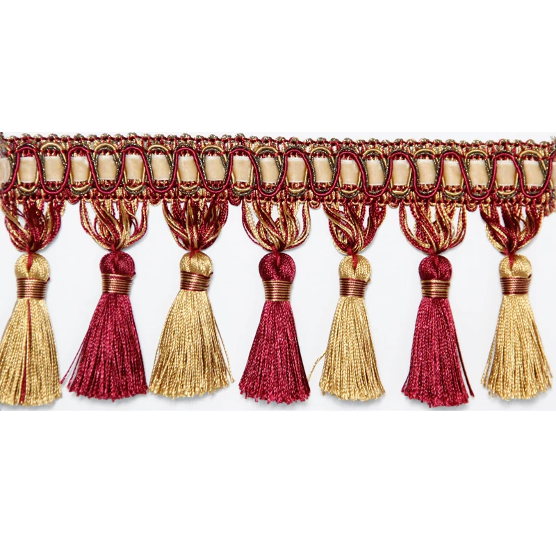 6 Meter Per Bag Tassel Curtain Fringe Curtain Trim Decoration Fringed Curtain Lace Trim Sewing Lace Fabric