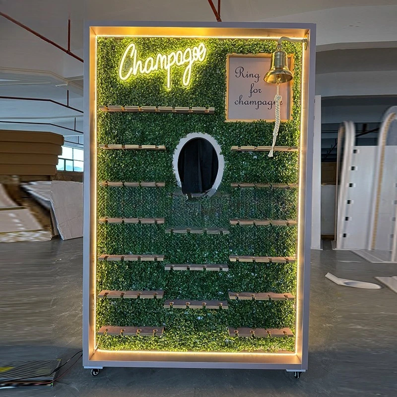 

Custom Modern Acrylic PVC White Light Emitting Diode Photography Magazine Fashion Photography Booth Box Wedding Party