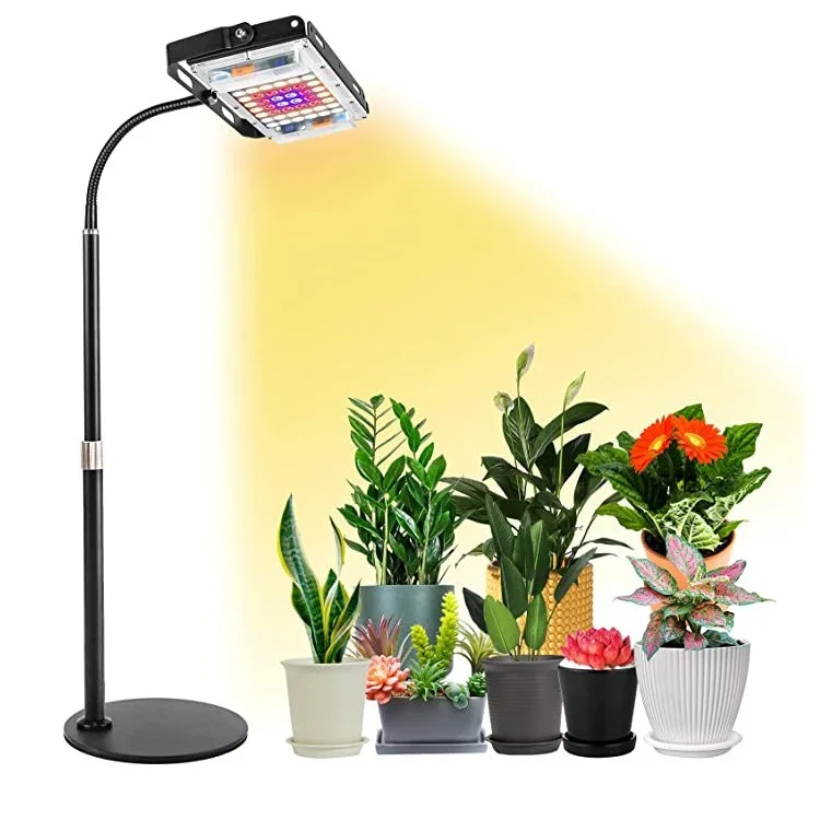 DOPWII LED plant growth fill light full spectrum bracket floor tabletop indoor green plant succulent solar plant light