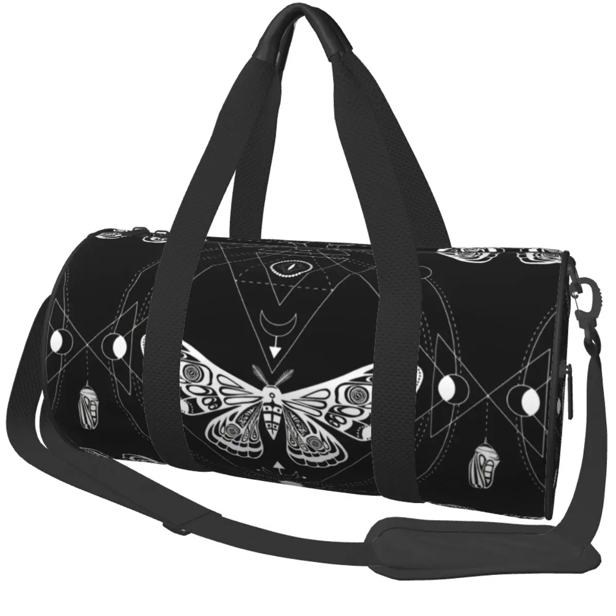 

Gym Bag Death Black Moth Mystical Moth Art (7) Sports Bag Large Capacity Men's Oxford Design Handbag Cute Training Fitness Bag