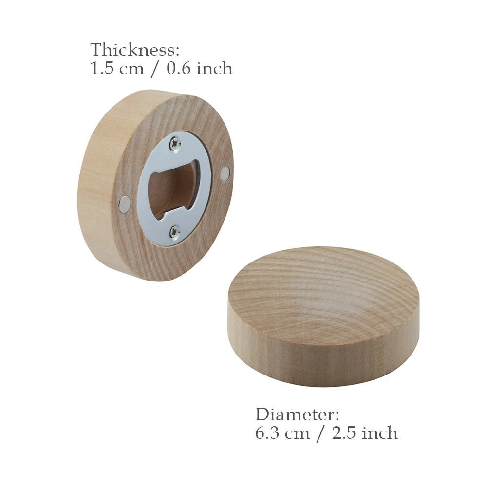 Wedding Souvenirs Customized Wooden Magnet Bottle Openers Wedding Favor Gifts for Guests Personalized Fridge Magnet with Box - view 4