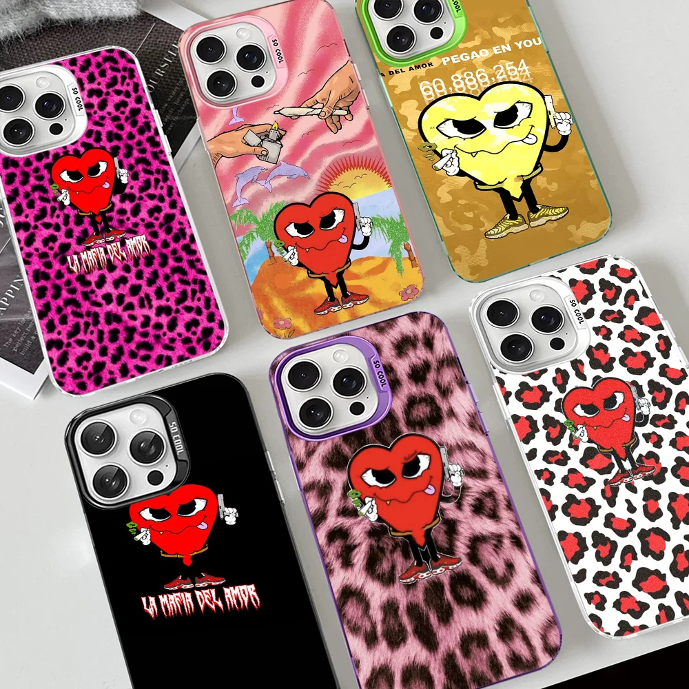Amor Love Mafia La Mafia Del funda de teléfono para IPhone 16 15 14 13 12 11 Pro Max X XR XSMAX 8 7 Plus cubierta trasera mate a prueba de golpes