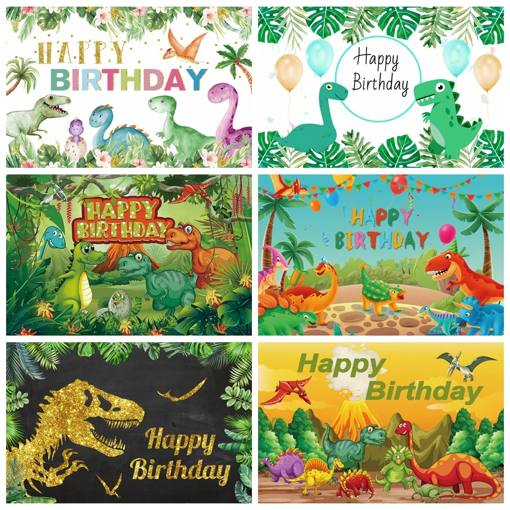 

Dinosaur Backdrop Jungle Forest Volcano Newborn Baby Shower Birthday Party Baby Portrait Background Photography Photo Studio