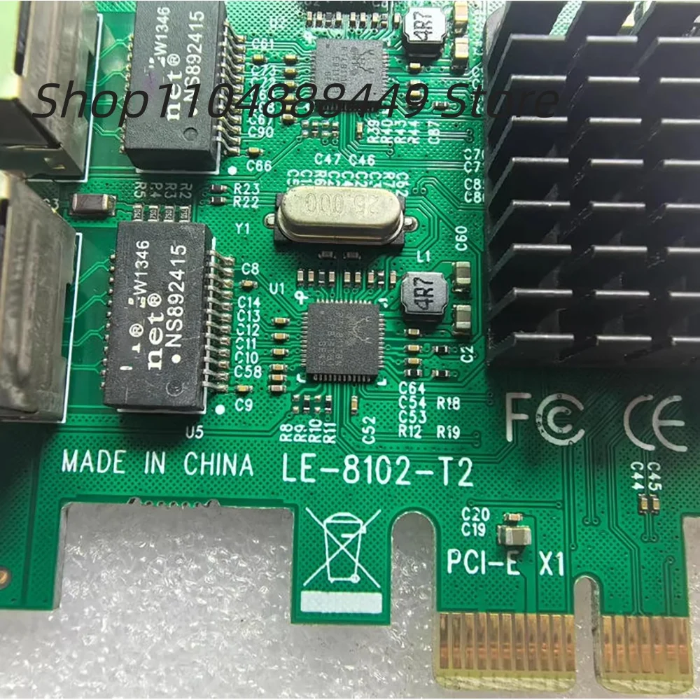 LE-8102-T2 PCI-E dual-port Gigabit network card