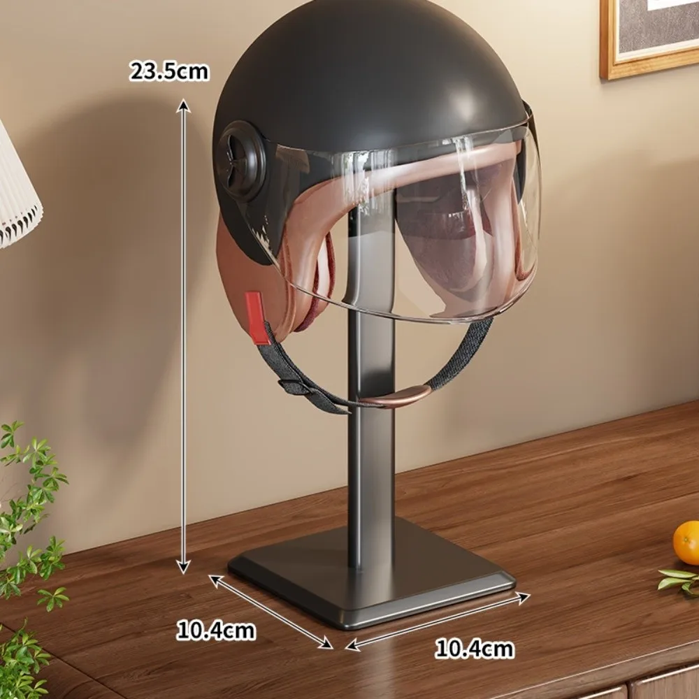 Soporte de exhibición de casco multifuncional duradero, soporte universal de escritorio para sombreros, estante de almacenamiento de sombreros que ahorra espacio
