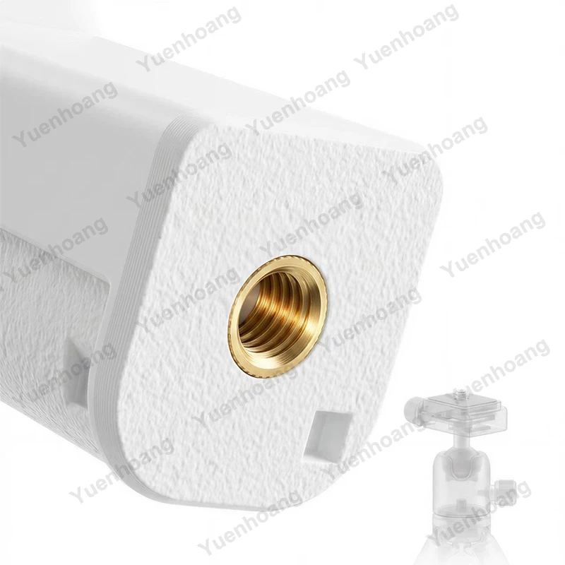 Picture 5: Multi-Functional Expansion Adapter Mount for Insta360 Luna Ultra Detachable Screen Control Compatible with Microphone Mounting