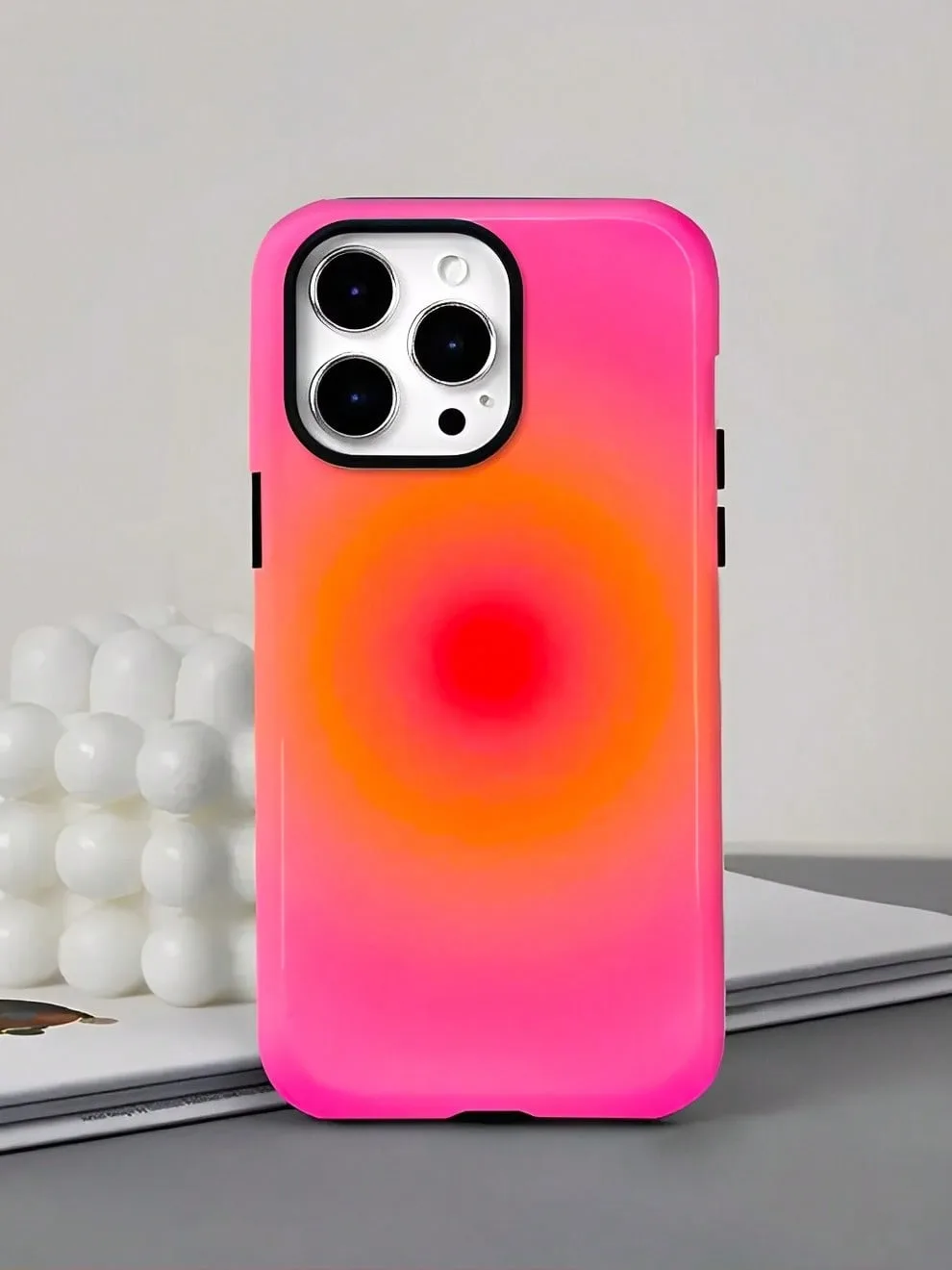 

Розово-оранжевый градиент с красным в центре для iPhone 17, 17 Air, 17 Pro, 17 Pro Max, 16, 15, 14, 13, 12, 11, PRO MAX, X, XS, PLUS