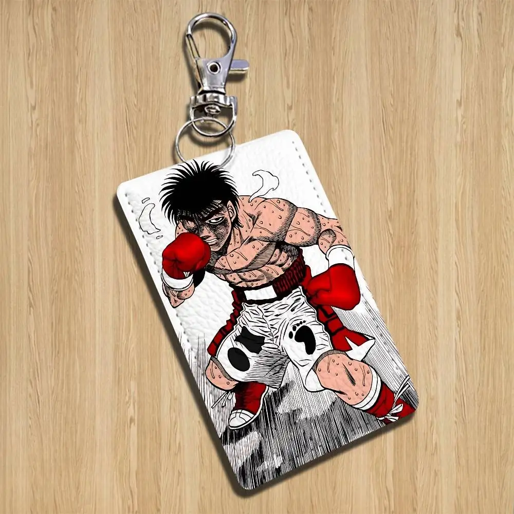 Makunouchi COOL Hajime no Ippo Card Holder Keychain Key Ring Door Lock Access Protective Case For Security Gift view 5