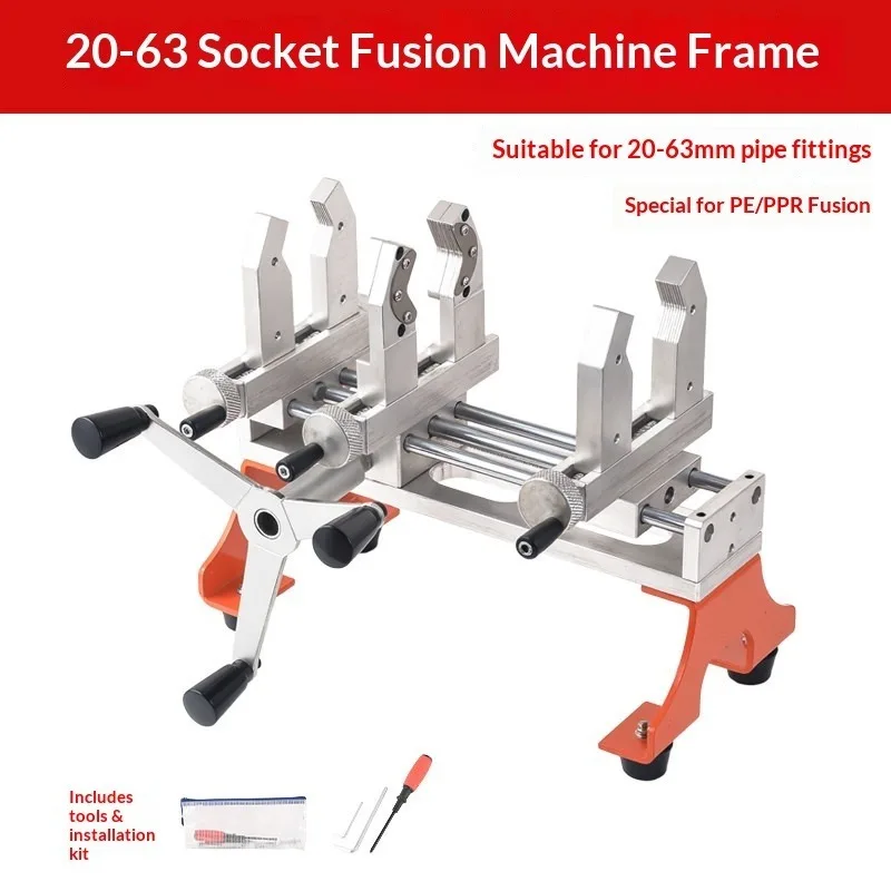 Lightweight PE PPR Pipes Clamp Welding-Fixed Bracket socket fusion machine Socket Portable Welding Tool Installation