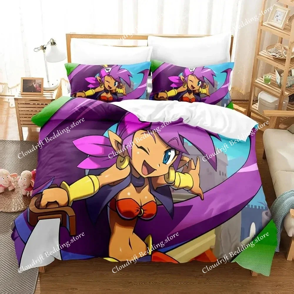 

Shantae Half-Genie Hero Adult Boys Bedding Single Twin Full Queen King Size Duvet Cover Set Bedroom Anime 2026